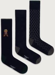 Hackett London férfi zokni 3-as csomag - sötétkék M/L