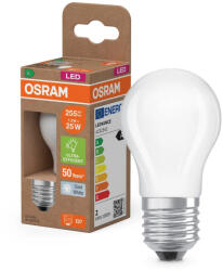 OSRAM Superstar+ LED fényforrás (izzó) kisgömb forma, matt plasztik búra, E27 foglalat, 1, 2W, 255lm, 4000K semleges fehér ( 4058075839441 ) (4058075839441)