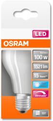 OSRAM Superstar dimmelhető LED fényforrás (izzó) körte forma, E27 foglalat, 12W, 1521lm, 4000K hideg fehér ( 4058075434707 ) (4058075434707)