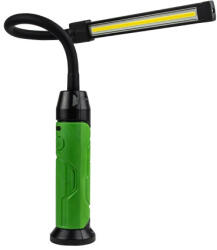TRACON Tracon STLCN10W Akkumulátoros LED kézi lámpa 10+1, 5W, 6500K, 3, 7V, 4000mAh, 800/90lm, 8 h, IP44 (STLCN10W)