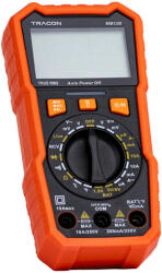 TRACON Tracon MM33B Digitális multiméter TRMS, ACV, DCV, ACA, DCA, OHM, diode, NCV, signal (MM33B)