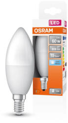 OSRAM Star LED fényforrás (izzó) gyertya forma, matt plasztik búra, E14 foglalat, 7, 5W, 806lm, 4000K semleges fehér ( 4099854022982 ) (4099854022982)