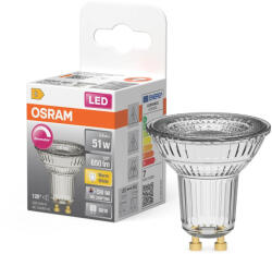 OSRAM Superstar dimmelhető LED fényforrás (izzó) spot forma (PAR16), GU10 foglalat, 6, 9W, 650lm, 2700K meleg fehér ( 4099854456978 ) (4099854456978)