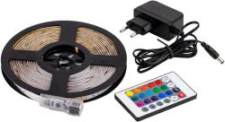 TRACON Tracon LED-SET-K-RGBW-3M LED szalag szet, kültéri 220-240V, 50Hz, 83lm/W, 4, 8W/m, 400lm/m W=10m, 3m, RGBW, IP44 (LED-SET-K-RGBW-3M)
