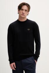 Fred Perry gyapjú pulóver - sötétkék S