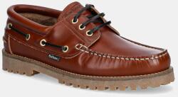 Barbour bőr félcipő Deck - barna Férfi 41