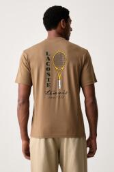 Lacoste t-shirt férfi pamut - bézs L