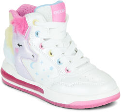 GEOX Pantofi sport stil gheata Fete J SKETLITE GIRL Geox Alb 35