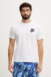 Vilebrequin t-shirt férfi pamut PARTISOL - fehér L