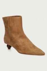 Weekend Max Mara botine pentru femei din piele întoarsă 9BY2-OBDY00_82X (2625796014600.CAMEL)