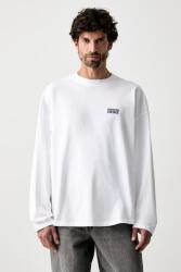 American Vintage hosszúujjú férfi pamut - fehér S - answear - 32 990 Ft