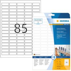 HERMA 10917 Power öntapadós papírcímke 37x13 mm - fehér - 2125 db (25 ív) (10917)