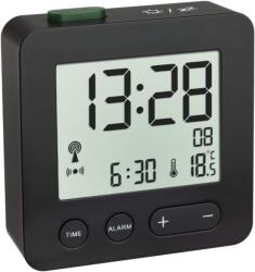 TFA 60.2545 digitális rádiójel-vezérelt ébresztőóra - fekete (60.2545)