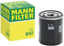 Mann Filter MANN-FILTER W 67 olajszűrő személyautókhoz és kisteherautókhoz