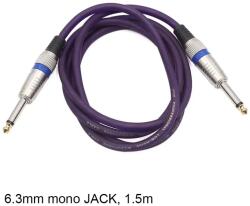  6, 3mm mono jack kábel 150cm - jet - 1 200 Ft