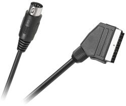  KPO2715-1, 2 Euro scart - 5 pólusú DIN kábel, 1, 2m (KPO2715-1,2)