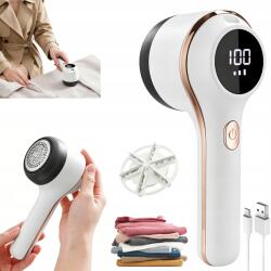  Öltöztető Borotva, 3 Fokozat, Led Kijelző, Usb, Fehér, Kanapékhoz És Ruhákhoz (250411FC06Q)