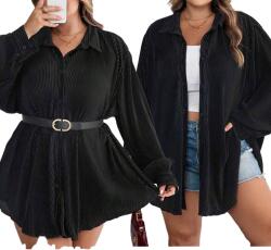 Shein Fekete Csíkos Ing 5XL
