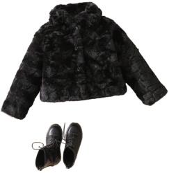 Shein Szőrme Gallérral 110/116