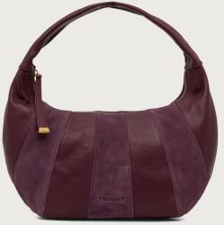 TWINSET hobo táska női bőr - burgundia Univerzális méret - answear - 96 990 Ft