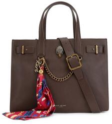 Kurt Geiger London vászontáska női bőr SLOANE - barna Univerzális méret