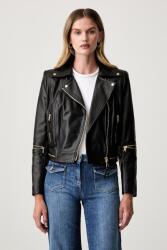 Elisabetta Franchi női bőr motoros dzseki - fekete 34