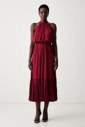Morgan halter ruha - burgundia 42