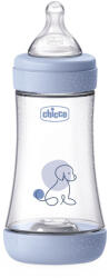 Chicco Antikólikus cumisüveg Perfect5 240 ml fiú közepes áramlás 2m+ - vitalcafe