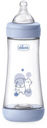 Chicco Antikólikus cumisüveg Perfect5 300 ml fiú gyors folyású 4m+ - vitalcafe