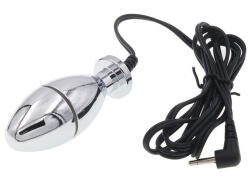 ElectroPlayer Bipolar Silver Electro Plug - ezüst elektro izgató 7 cm