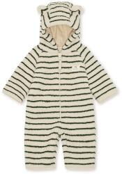 Konges Sløjd kezeslábas gyerek polár JODY TEDDY ONESIE GRS - bézs 80