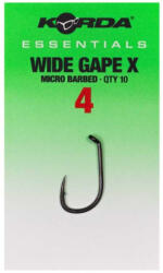 Korda Essentials Wide Gape X Barbed pontyozó horog 4 (KES002)