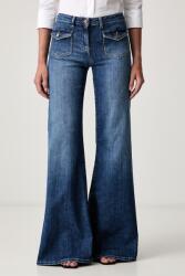 Elisabetta Franchi széles szárú női farmer - kék 30 - answear - 149 990 Ft