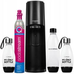 SodaStream Szódakészítő Gép Vízhez Sodastream Terra Fekete 3 Palack Henger My Only Bottle (7290113766419)