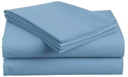  Cearsaf din bumbac STANDARD 140x240 cm, albastru