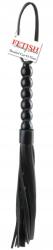 Fetish Fantasy Flogger gyöngyökkel Bdsm puha bőr utánzat 22cm hosszú (4900232710424)