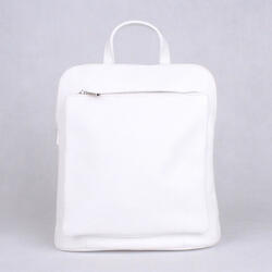  Valódi bőr női hátizsák és válltáska fehér többfunkciós elegáns 32 cm (na-1216-white)