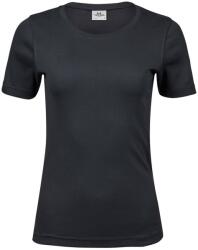 Tee Jays Tricou de damă cu mânecă scurtă Interlock - Neagră | XL (TJ580N-1000182095)