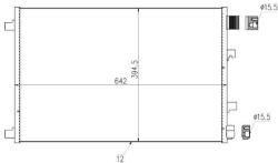 MTR Condensator, climatizare MTR 13054546 (13054546) - fixbox