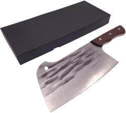 DEPOX Satarul bucatarului DEPOX®, lucrat manual, Destiny Kitchen, 32 cm, otel inoxidabil, 890 g, maro (0896)