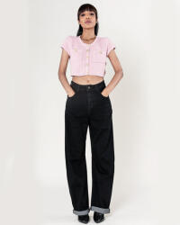Nina Carter Blugi dama tip Barrel Nina Carter Negri YY307-8 M8 (YY307-8BLACK-38)