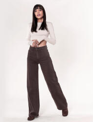 Nina Carter Pantaloni maro Evazati Nina Carter J251-79 M9 (J251-79DARCKBROWN-38)
