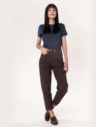 Nina Carter Blugi dama Mom Fit Nina Carter Maro P502-79 M8 (P502-79BROWN-40)