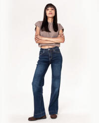 Nina Carter Blugi Evazati Nina Carter Albastru Inchis P615-9 M7 (P615-9DARKBLUE-36)