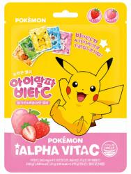 Pokémon KOR C-vitaminos cukorkák, broksve- és eperízűek, kulcstartóval, 33 g (27674)