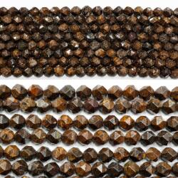  Margele Bronzit Rotunde Fatetate 6, 8, 10 mm pentru Bijuterii