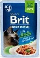 Brit Cat Pouch Sterilised Kacsafilé 85g