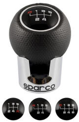 Sparco Váltógomb, Sparco Lazio fekete-króm (9665)