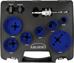 ABRABORO HSS-Co Blue Star lyukfűrész 10 részes készlet