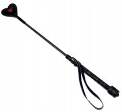 Bad Kitty Pejcz Bdsm spicc fekete-piros hegyes szív műanyag 45cm (4908259168716)